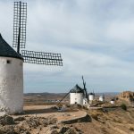 Windmills in rural Spain